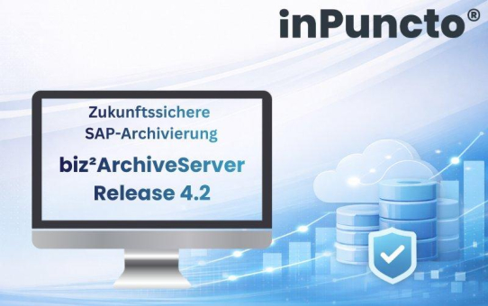 SAP-Archivierung: inPuncto veröffentlicht Release biz²ArchiveServer 4.2