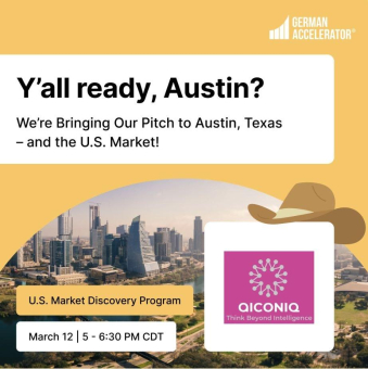 AICONIQ beim German Accelerator: Warum diese Nominierung ein wichtiger Schritt für unsere internationale Wachstumsgeschichte ist