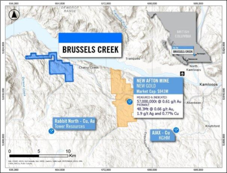 Vanguard Mining Corp. reicht ersten technischen Bericht gemäß NI 43-101 ein, der das Gold-Kupfer-Porphyr-Epithermal-Potenzial des Projektes Brussels Creek in British Columbia hervorhebt