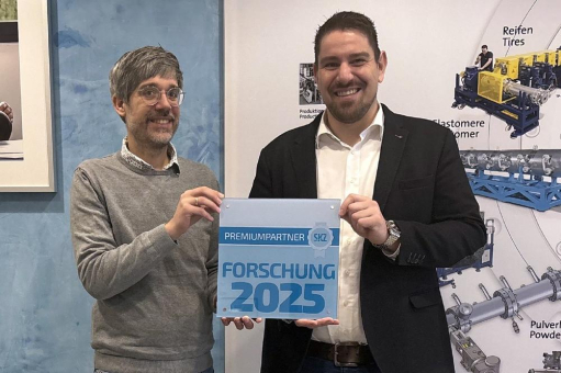 „Premiumpartner Forschung“: SKZ zeichnet ENTEX für innovationsgetriebene Zusammenarbeit aus