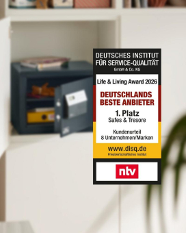 Die beliebtesten Tresore kommen 2026 erneut von Burg-Wächter