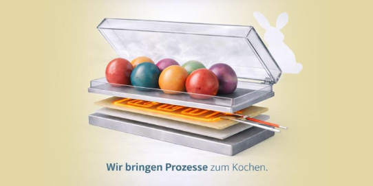 Zu Ostern denken viele an bunte Eier – Wir denken an zuverlässige Prozesswärme
