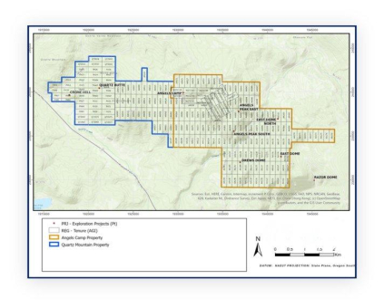 QGold erhält Genehmigung des U.S. Forest Service für Explorationsprogramm bei Angel‘s Camp im Goldprojekt Quartz Mountain