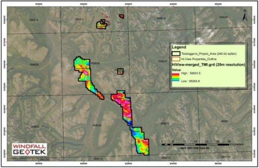 Windfall Geotek setzt sein KI-System bei der Auffindung von Gold-, Silber- und Kupferzielen im Projekt Toodoggone von Hi-View Resources in British Columbia ein