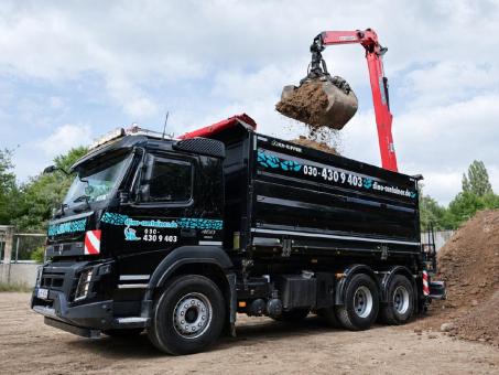 Erdaushub zum Start der Bau- und Gartensaison