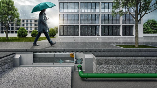 Regenwasser von Schadstoffen befreien: Mehr Flexibilität durch Teilstrombehandlung