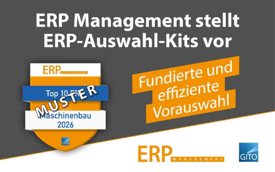 ERP-Auswahl nach Branchen: ERP Management stellt neue Top 10 Auswahl-Kits vor
