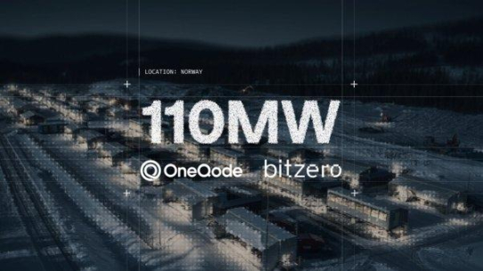 Bitzero und OneQode unterzeichnen verbindliche Absichtserklärung über einen 15-jährigen Leasingvertrag für 110 MW zur Nutzung künstlicher Intelligenz am Standort in Norwegen