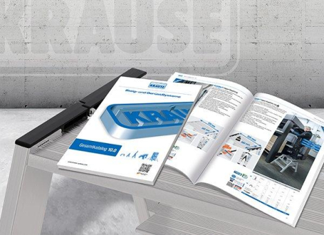Neuer KRAUSE Gesamtkatalog 10.0: sichere Steigtechnik, neue Produkte und digitale Services auf einen Blick