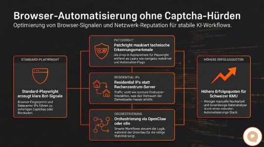 Browser-basierte Automatisierung: OpenClaw und n8n ohne ständige Captcha-Hürden