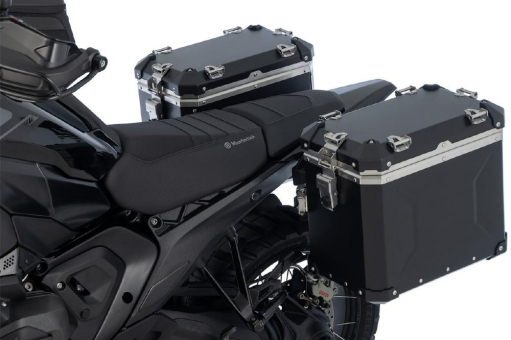 Die EXTREME DirectLock-Koffer von Wunderlich für den Original-BMW-Aluminiumkoffer-Träger