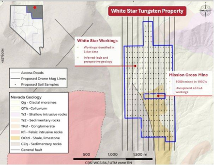 Western Star Resources informiert über das Explorationsprogramm 2026 für das Wolframprojekt White Star in Elko County (Nevada)