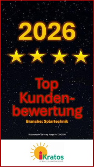 Ausgezeichnete Solartechnik