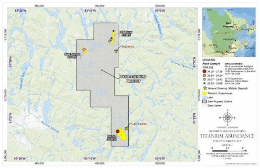 Eureka Metals mobilisiert Explorationsprogramm 2026 auf Titanprojekt Tyee zur Weiterentwicklung hochgradiger Titanziele und zur Bewertung unerprobter EM-Anomalien