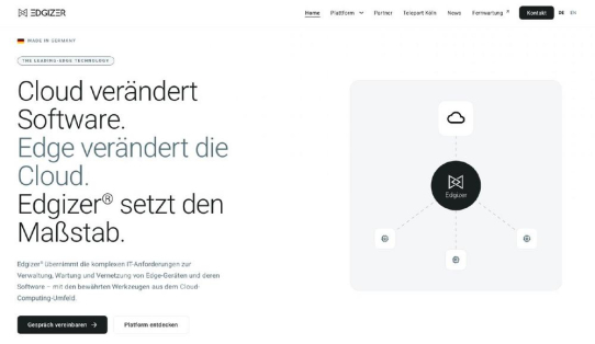From Zero-Touch to Scale: Edgizer® relauncht Webauftritt für den europäischen Edge-Markt
