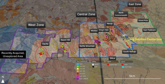 ICG Silver & Gold veröffentlicht interaktive VRIFY-Präsentation mit einem Geomodell in Distriktgröße für den Tuscarora District