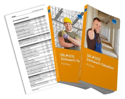 Sichere Kalkulation mit WEKA Media: SIRADOS veröffentlicht neue Zeitwert-Tabellen für Rohbau und Ausbau