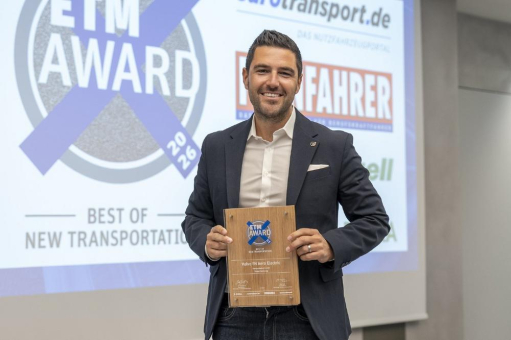 Volvo FH Aero Electric gewinnt den ETM-Award in der Kategorie „Fernverkehrs-E-Lkw“