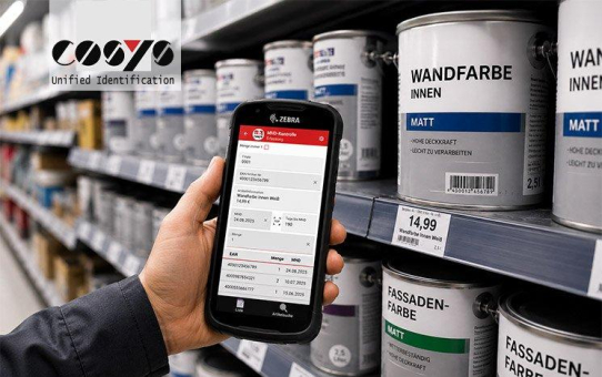 MHD-Kontrolle im Baumarkt mit mobilem Scanner