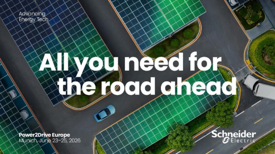 Power2Drive Europe 2026: Schneider Electric präsentiert neue Produktpalette für intelligentes Laden von Elektrofahrzeugen