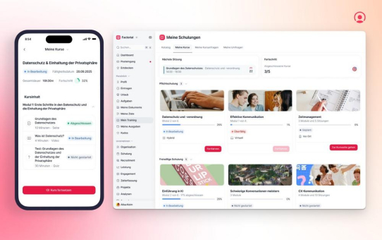 Factorial launcht neues Learning Management System (LMS) zur Modernisierung der Mitarbeiterschulung