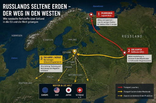 Europas Rohstoff-Dilemma: Zwischen China, Trump und Russlands Seltenen Erden