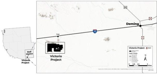 Spartan Metals ermittelt bei der Prüfung historischer Bohrungen auf seinem Wolfram-Molybdän-Projekt Victorio in New Mexico 537 Fuß (163,7 Meter) mit 0,23 % WO3Äq bzw. 0,31 % MoÄq