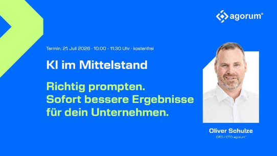 Webinar: KI im Mittelstand - Teil 3. "Richtig prompten. Sofort bessere Ergebnisse für dein Unternehmen."