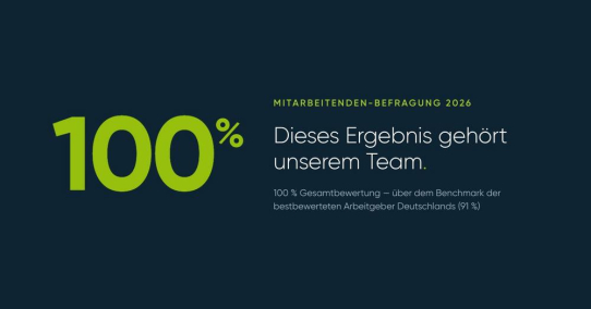 Great Place to Work: evidanza übertrifft die besten Arbeitgeber Deutschlands