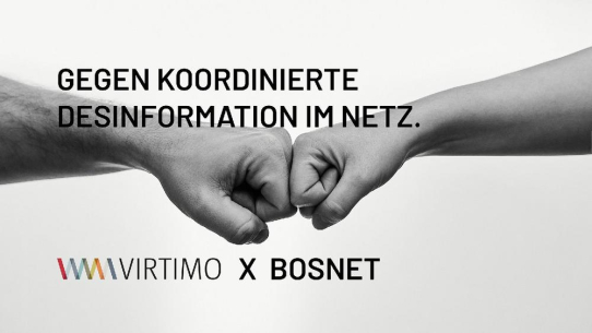Gemeinsam gegen Desinformation: Virtimo AG und Projektpartner starten das Forschungsprojekt BOSNET