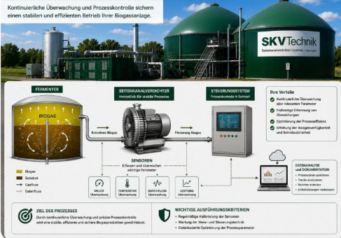 Ausgasung und Entgasung von Flüssigkeiten in Biogasanlagen: definierte Gasbewegung für kontrollierte Prozessführung