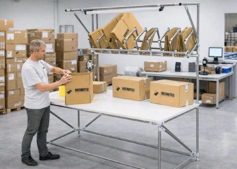 Versandtische als Schlüssel zur effizienten Logistik: Wie ergonomische Packplätze Prozesse optimieren