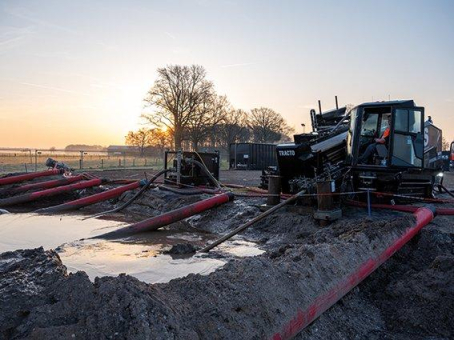 Grabenloser Trassenbau im HDD-Verfahren auf der A-Nord