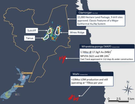 RUA GOLD erhält Genehmigung zur Aufnahme von Explorationsbohrungen auf dem Projekt Glamorgan auf der Nordinsel Neuseelands
