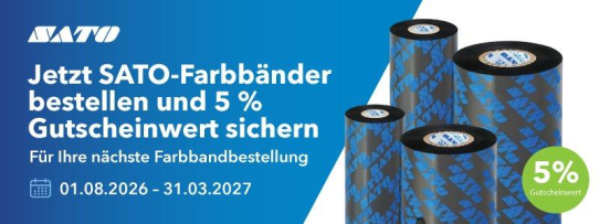 SATO Europe startet neue Vorteilsaktion für Thermotransferbänder