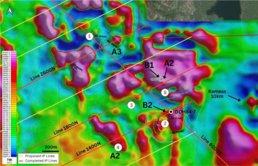 Hi-View identifiziert fünf Aufladbarkeitsanomalien hoher Priorität auf Porphyrziel Borealis im Toodoggone Mining District