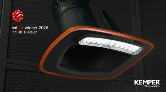 Im Rampenlicht: „The Hood Pro“ von KEMPER gewinnt den Red Dot Design Award 2026