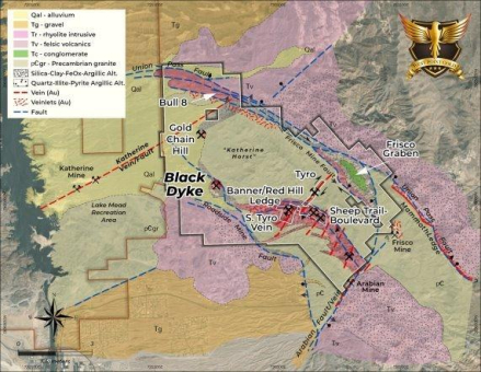 West Point Gold erweitert zweites Zielgebiet in Gold Chain; Black Dyke ergab 7,6 m mit 2,22 g/t Au