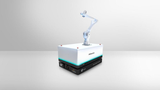 NEURA Mobile Robots zeigt erstmals kombinierte Lösung mit kognitivem Roboter von NEURA Robotics