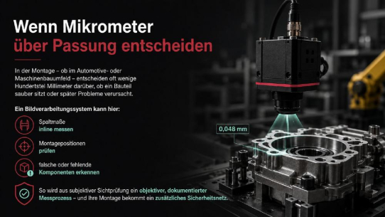 Wenn Mikrometer über die Passung entscheiden: Inline-Geometrieprüfung für sichere Montageprozesse