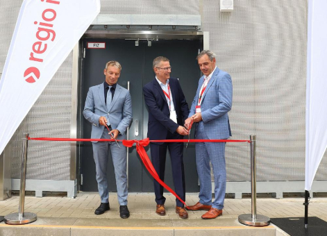 Eröffnung des neuen energieeffizienten Rechenzentrums der regio iT in Aachen