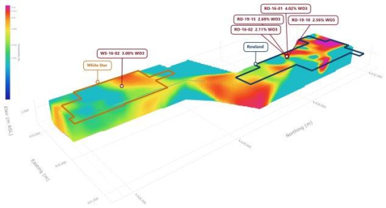 Western Star legt durch Modellierung verdeckte Intrusivkörper und Strukturen für die Fluidführung in seinem Wolframdistrikt in Nevada frei
