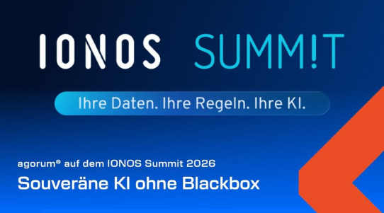 agorum® zeigt souveräne KI auf dem IONOS Summit 2026 in Berlin