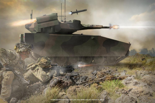 American Rheinmetall liefert ersten Prototyp des Kampffahrzeugs Lynx XM30 an die U.S. Army