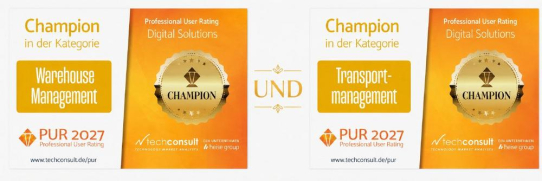proLogistik Group erhält zweifache Champion-Bewertung im PUR Digital Solution 2027 Vendor Benchmark
