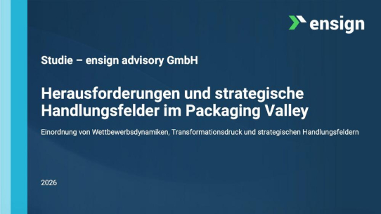 Der Verpackungsmaschinenbau im globalen Wandel - Transformation erfolgreich gestalten