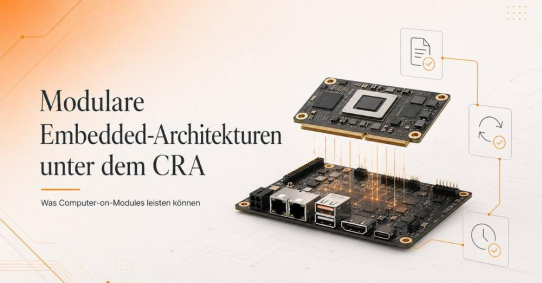 Modulare Embedded-Architekturen unter dem CRA: Was Computer-on-Modules leisten können