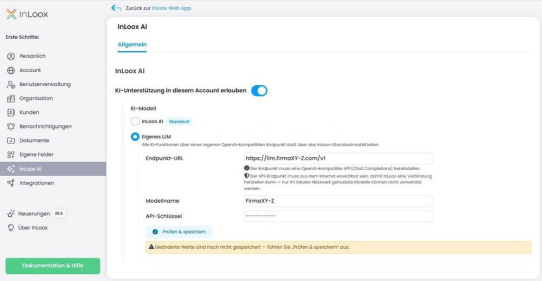 InLoox 26.5 bringt frei wählbare KI-Modelle in Cloud- und in Self-Hosted-Projektumgebungen