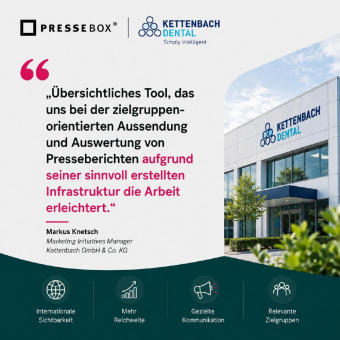 Wie die Kettenbach GmbH die PresseBox zur Unternehmenskommunikation einsetzt