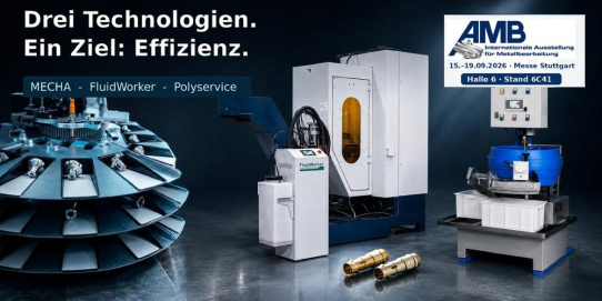 MAW präsentiert auf der AMB 2026 drei Technologien für mehr Effizienz in der Fertigung